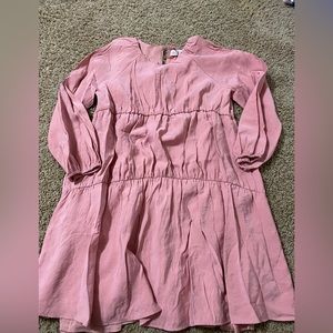 Zara NWT 13/14 pink tired dress